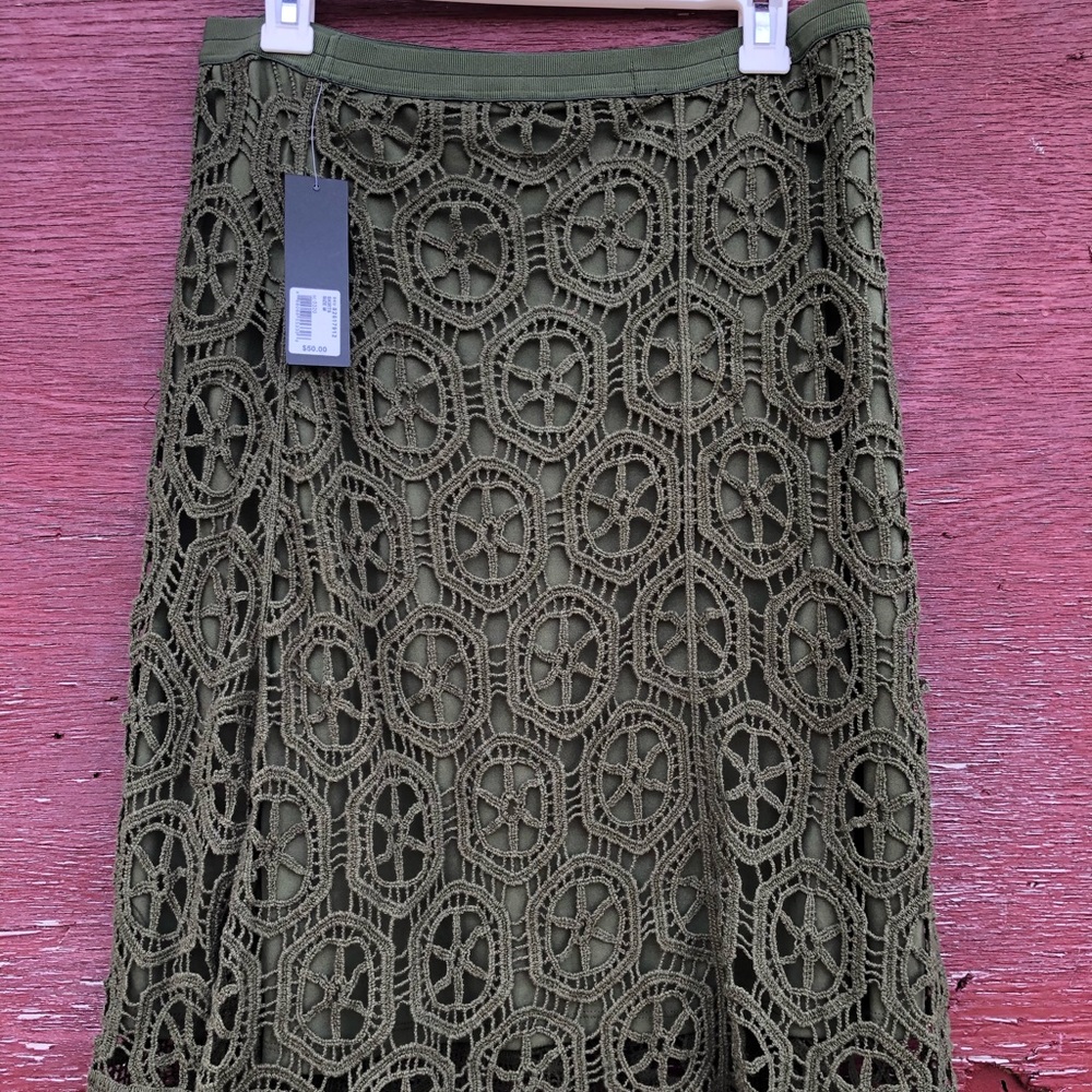 Crochet Forest green skirt. Brand new with tags.